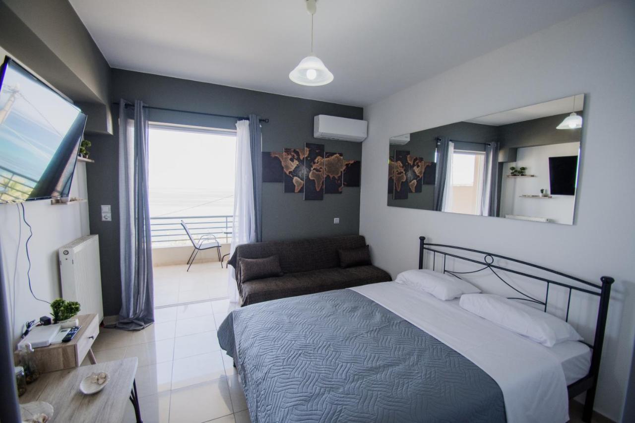 Pavlos Standard Studio With Sea View 레팀노 외부 사진
